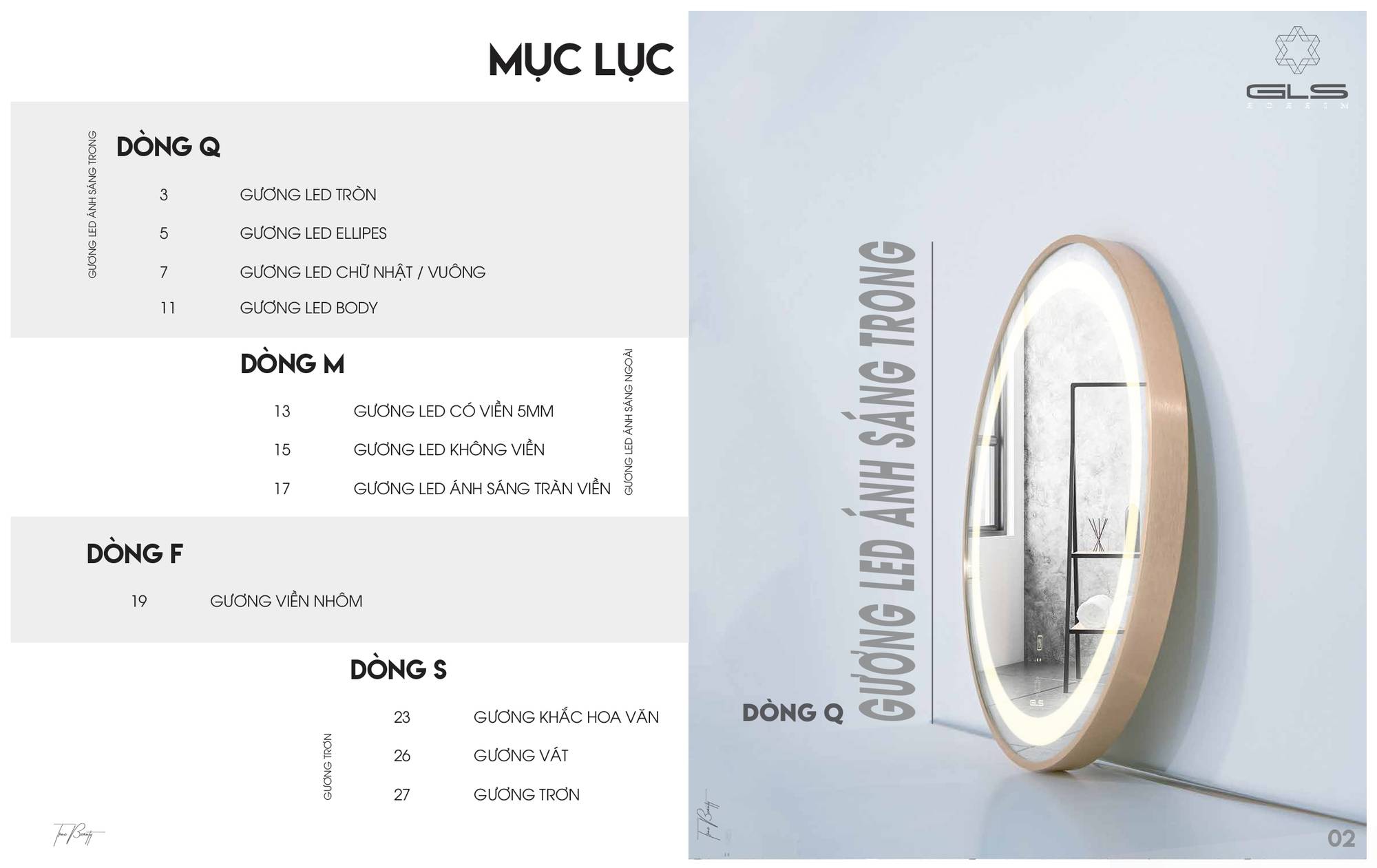 Catalogue và Bảng giá đại lý Gương soi GLS mới nhất 2024 / Page 1